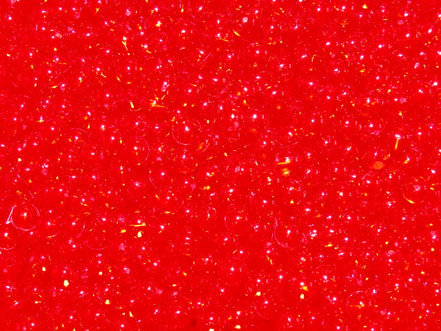 'Sparkling Strawberry' transparent 6mm plastic beads