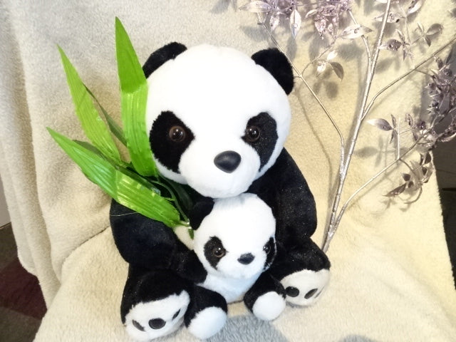 Cute Panda and Baby Plush Soft Toy    Approx 25cm