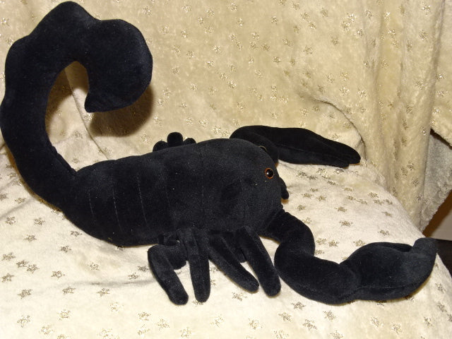 'Black Scorpion'  Dark Theme Velvet Feel Plush Toy