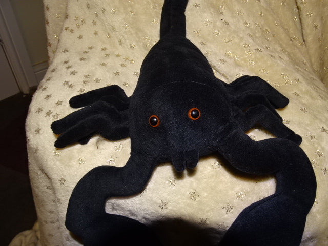 'Black Scorpion'  Dark Theme Velvet Feel Plush Toy