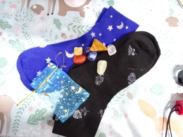 Chakra Rocks and Socks Gift Set