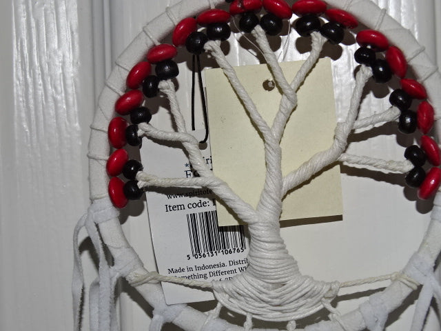 Mini Red and Black 'Tree of Life' Dreamcatcher