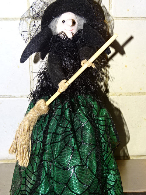 Cute Halloween Witch Decoration / Gift / home Decor / Witch Theme Gift